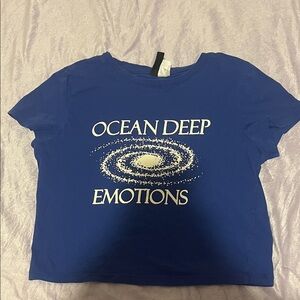 H&M Divided Blue Tee
